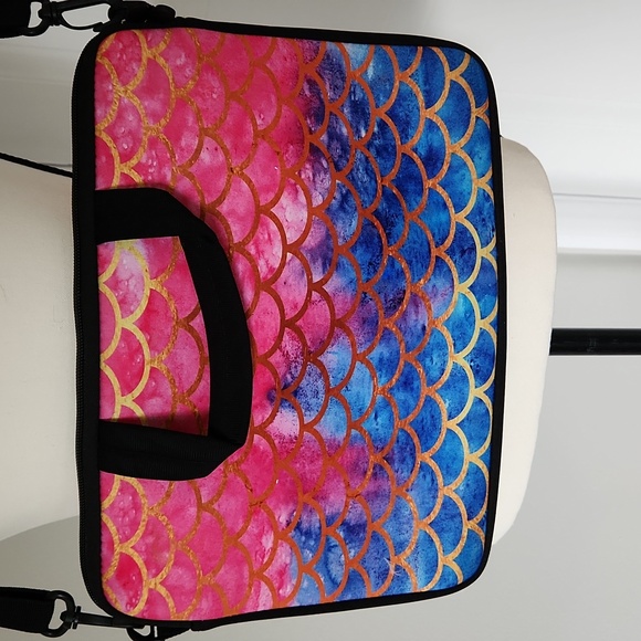 Richen neoprene mermaid pattern laptop/tablet bag - Picture 3 of 7